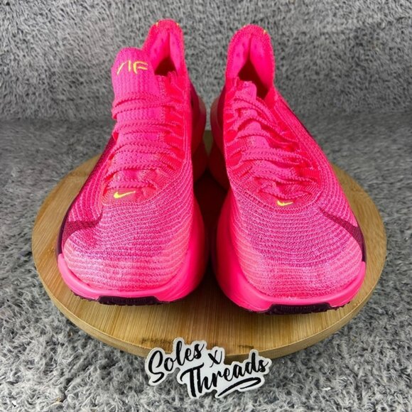 Nike Air Zoom Alphafly NEXT% 3 Size 7 Women Hyper Pink Racing FD8315-601 - Picture 3 of 6